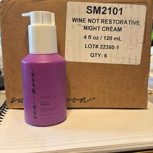 Wholesale lot of 6 Sun and Moon Wine Not Restorative Night Cream